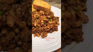 Homemade Hamburger Helper or Cheeseburger Mac either way it was Delicious recipe hamburgerhelper [upl. by Ninel]