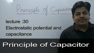 Principle of capacitorElectrostatic Capacitance Lec30 [upl. by Brandtr]