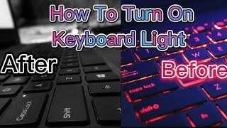 Laptop Keyboard Back Light Turn OnOf Short Cut KeySettings ToshibaHPDell For All Laptops [upl. by Prakash399]