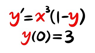 Separable differential equation 2217 [upl. by Annaegroeg89]