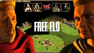 Im uploading every game of AOE2 I play until I die in 4K  400 EPISODE 400 Free ELO [upl. by Ainimreh488]