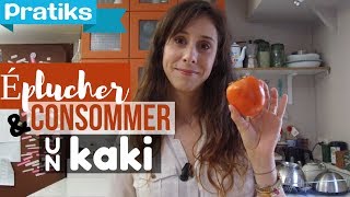 Comment éplucher et consommer un kaki [upl. by Grega]