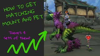 Falcosaur Matching Mount and Pet  World of Warcraft [upl. by Louanne]