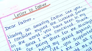 father’s day letter writing  emotional letter to father on fathers day  letter to my father [upl. by Blakely]