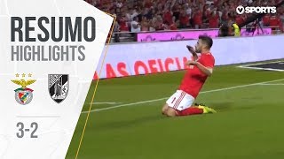 Highlights  Resumo Benfica 32 V Guimarães Liga 1819 1 [upl. by Trebuh]