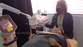 Dermaplaning Facial So Satisfying  Step by step in 30 minutes  Bb glow treatment [upl. by Ardnekat]