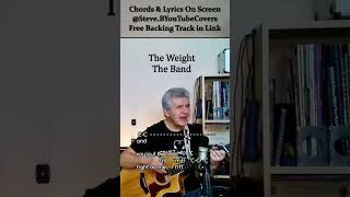 ❤️ The Weight  I Pulled into The Band  Cover  Free Backing Track Chords and Lyrics shorts [upl. by Chien]