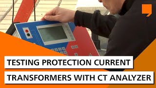 Testing protection current transformers with CT Analyzer [upl. by Llerral]