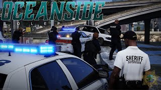 Oceanside Roleplay Episode 17  My Day as a Sheriff Supervisor in GTA V RP [upl. by Maximilien]