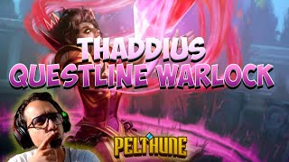 Wild  THADDIUS QUESTLINE WARLOCK  Pelthune Hearthstone  HS FR [upl. by Anivid]