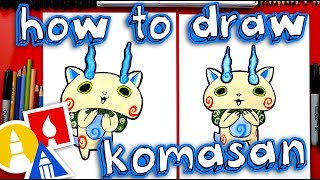 How To Draw Komasan From Yokai Watch [upl. by Hudson969]