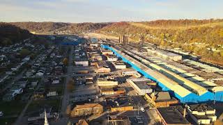 A Flight Over Downtown Weirton [upl. by Dougherty]