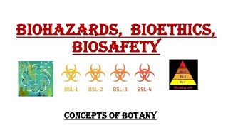 Biohazards Bioethics Biosafety Solved Short Ques Concepts of Botany [upl. by Amled]