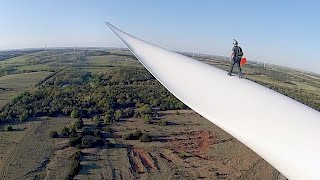 Bladerunner Wind Turbine BASE Jump [upl. by Candi]