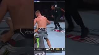 Gaethje knocking out poieir in slow motion ufc291 [upl. by Nicholle773]