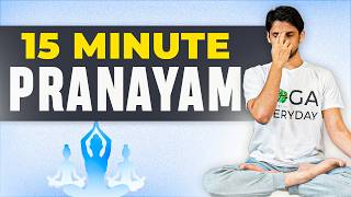 Daily Pranayama under 15Minutes  Breathing Exercises amp Yoga  Saurabh Bothra [upl. by Aileon443]