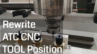 How to Us Syntec 6MD to Rewrite Linear Type ATC cnc Router Tool Postion [upl. by Azaleah910]