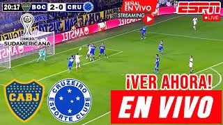 Boca Juniors vs Cruzeiro en vivo🔴🔴 Ver Hoy Boca vs Cruzeiro 8vos Final Sudamericana 2024 resumen [upl. by Acitel]