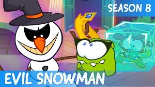 Om Nom Stories  SuperNoms Evil Snowman Сut the Rope [upl. by Aienahs448]