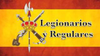 Marchas Militares de España  Legionarios y Regulares [upl. by Samal539]