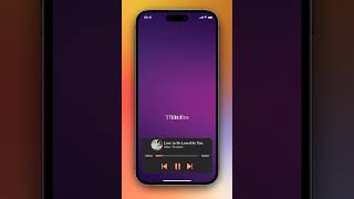 SwiftUI Music Player Bar  swift swiftui jlcoder earn learnonyoutube [upl. by Asinla]