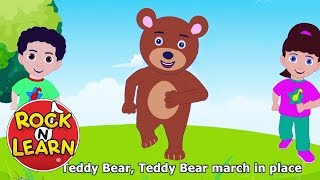 Teddy Bear Teddy Bear Song with Lyrics [upl. by Claudelle]