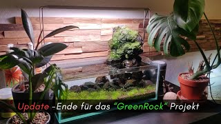 Ende für das Greenrock Projekt Umzug der Red Sakura Junggarnelen aquaristik [upl. by Lua]