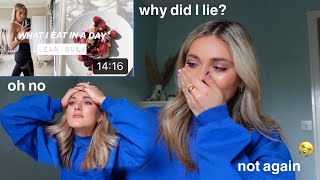 REACTING TO MY OLD WHAT I EAT IN A DAY VIDEO  quotlean bulkquot  millyg fit [upl. by Odnarb]