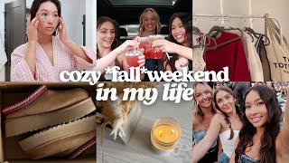 COLLEGE WEEKEND IN MY LIFE New Fall clothes country concert with the girls and self care [upl. by Canty]