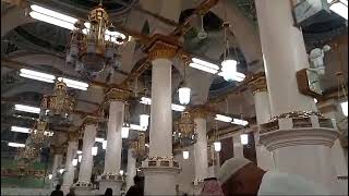 Suasana di dalam Masjid Nabawi tempat Jamaah Putra [upl. by Jaine364]