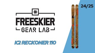 FREESKIER Gear Lab First Impression K2 Reckoner 110 [upl. by Barabas]