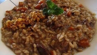 ARROZ MELOSO CON CARRILLADA IBERICA [upl. by Siegler]