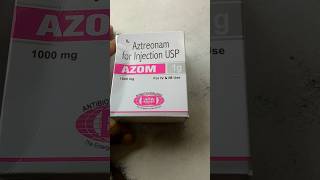 Aztreonam injection azom 1g injection [upl. by Llorrad]