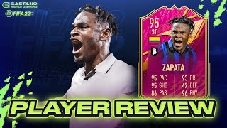 DUVAN ZAPATA 95  Lohnt sich die SBC  FIFA 22 Player Review [upl. by Rodmun]