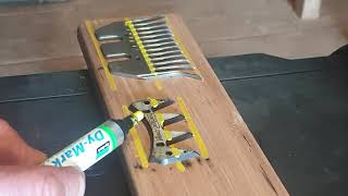 The Shearers Post Setting up a Comb and Cutter Blade to get a Hollow Grind Sharpening Blades [upl. by Gilly]