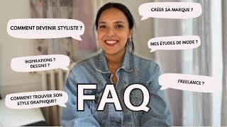 FAQ  devenir styliste modéliste création de marque école de mode salaire [upl. by Eisej442]