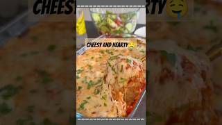 Lasagna Love A Cheesy Hearty Delight ❤️ LasagnaLovers ItalianFood ComfortFood Foodie Dinner [upl. by Eelyek562]