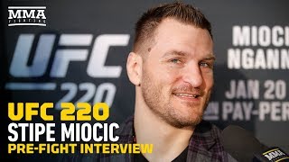 UFC 220 Stipe Miocic Talks Relationship With Dana White Feuding With Wife Place In History [upl. by Ayetal224]