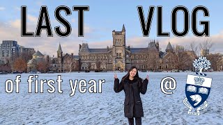 LAST UofT VLOG OF FIRST YEAR  a recap of my firstyear experience [upl. by Nnahteb]