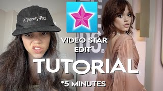 how to make a VideoStar edit in 5 minutes beginners tutorial transitions importing etc [upl. by Eibba]