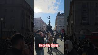 Piccadilly Circus is a good place to visit when in London piccadillycircus london londonlife [upl. by Adli669]