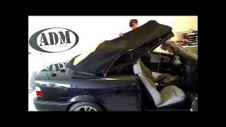 Original BMW E36 Cabrio Verdeck Montage [upl. by Ahsiner]