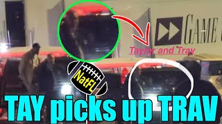 FULL VIDEO Taylor Swift Spotted picking up Travis Kelce at Arrowhead after Chiefs practice [upl. by Lamraj]