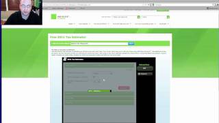 H amp R Block Tax Refund Calculator for 2012 2013 [upl. by Bowen]