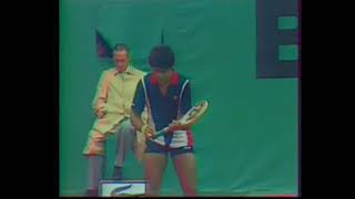 French Open 1981 2R  Bjorn Borg v Casio Motta [upl. by Nahor]