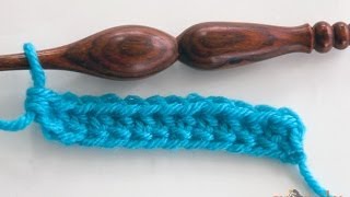 How to Crochet Foundation Half Double Crochet Right Handed [upl. by Yearwood]