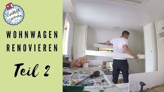 Wohnwagen Renovierung Teil 2  TIMELAPSE [upl. by Siradal934]