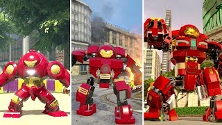 Evolution of Hulkbuster Armors in LEGO Marvel Videogames 20132018 [upl. by Kellyn]