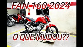 FAN 160 VERMELHA PER 2024 DETALHES [upl. by Tnerual352]