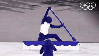 Breathtaking Pictogram Performance at Tokyo 2020 Opening Ceremony  Tokyo2020 Highlights [upl. by Enelehs]